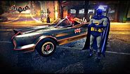 Batman Arkham Knight: 1960's Batmobile Free Roam Gameplay HD