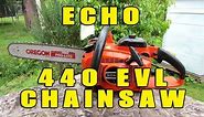 Echo 440EVL Chainsaw Test Run