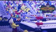 WWE Wrestlemania 34: Seth Rollins vs. The Miz vs. Finn Bálor | Lego Highlights