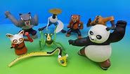 2008 KUNG FU PANDA SET OF 8 McDONALD'S HAPPY MEAL COLLECTION MOVIE TOYS VIDEO REVIEW