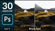 How to Use the Brush Tool in Photoshop | Day 9