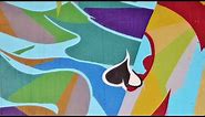 🎨 Colorful Bright Graffiti Art Fast Video Loop Background