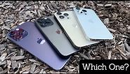 iPhone 14 Pro/Pro Max Colors Comparison of All Colors | Purple, Space Black, Silver and Gold |