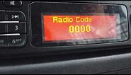 Renult Master Van - how to remove stereo / Find radio code / Enter radio code for FREE