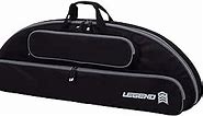 LEGEND Wolf Genesis Compound Bow Case - NASP Archery Travel Bag for Genesis Bows with Thick Foam Padding, Backpack Straps, External Pockets & Nylon Lining - Ultimate Gear Protection - 37 inch Interior