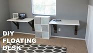 DIY Floating Desk Build (Ikea Hack)