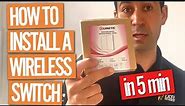 How to Install a Wireless Light Switch in Any Room (in 5 min)