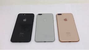 iPhone 8 Plus Colour Comparison - Space Grey, Silver and Gold!