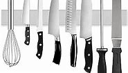 Ouddy Magnetic Knife Holder, 16 Inch Stainless Steel Magnetic Knife Strip, Magnetic Knife Bar Rack Block for Kitchen Utensil Holder, Art Supply Organizer & Tool Holder