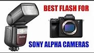 Best Speedlight Flash for Sony Alpha Cameras [ Godox v860 III S for a7 IV, A1, a6600, a7c, etc ]