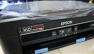 Epson L360 All-in-One Printer - Preparing, Installing and Testing