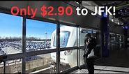 Full Trip to JFK Airport from Astoria, Queens for $2.90 (Three Subways, One Bus, 2 AirTrains)