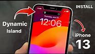 How to Enable Dynamic Island on iPhone 13 - Use Dynamic Island on any iPhone
