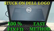 Dell laptop stuck on Dell logo lL stuck at Dell logo screen ll stop Dell logo,unfreeze dell screen