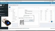 Online Biometric Fingerprint Employee Attendance System in PHP MySQL and C# Source Code