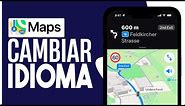Cómo CAMBIAR el IDIOMA de Mapas en iPhone (Apple Maps)