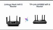 Comparison: Linksys Mesh WiFi 5 Router vs TP-Link AX1800 WiFi 6
