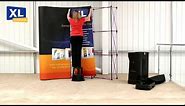 Pop up Display Stands | How to set up your 3x3 Pop up stand with counter and lights by XL Displays