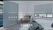 Introducing: Veneta® Vertical Honeycomb Blinds