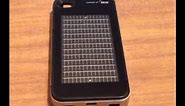 Nice Solar iPhone 4 Case: Solar Charger and Battery Backup Case