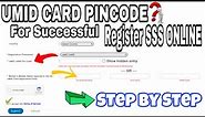 How to REGISTER on SSS ONLINE using UMID CARD kahit walang PINCODE step by step