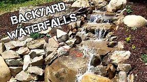 How To Build A DIY Backyard Pond and Waterfalls! Start to Finish!