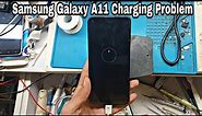 Samsung Galaxy A11 Charging Problem Fix Cheapest Method | Charging Base Replacement