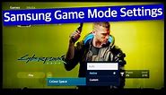 Samsung TV Best Game Mode Settings for PS5 & Xbox Series X 4K@120Hz Gaming