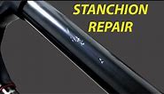HOW TO REPAIR FORK STANCHION SCRATCHES THE EASY WAY
