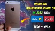 Unboxing refurbished iphone 5s from 2gud.com in 2022