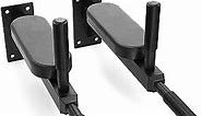 Synergee Wall Mounted Dip Station. Dip Bars for L Sits, Knee Raises, and More! Gymnastics and Upper Body Fitness Training. Max Capacity 400 LB.