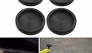 Bolaxin Round Rubber Arm Pads for BENDPAK DANNMAR Lift Set of 4 HD Slip on # 5715017