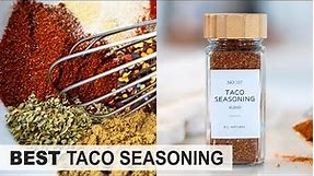 EASY HOMEMADE TACO SEASONING | healthy, no fillers or additives!