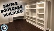 Building A Simple Book Case! Woodworking How To