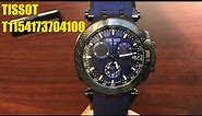 Tissot 1853 T-Race Chronograph All Blue Swiss Watch T1154173704100