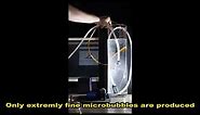 How to generate microbubbles from a simple pump