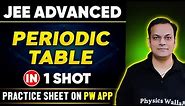 PERIODIC TABLE in One Shot | JEE ADVANCED 💪 | Basics to PYQs 🔥
