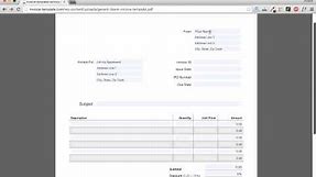 How to Make an Invoice EASY | Excel | Word | PDF