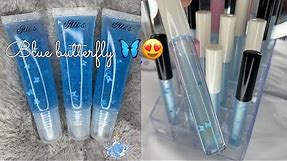 HOW TO MAKE BLUE BUTTERFLY LIPGLOSS 😍🦋