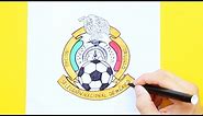 How to draw Mexico National Football Team Logo