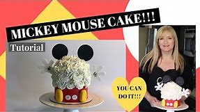 How to make a MICKEY MOUSE CAKE l Smash cake l Tutorial