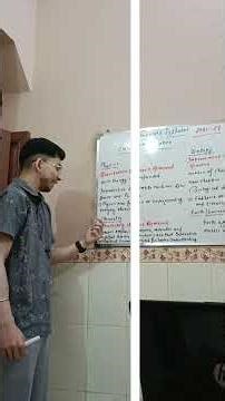 Revised syllabus For Class 9th Session 2026-27 #physicschemistrybiology #education #science