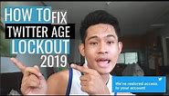 HOW TO FIX TWITTER AGE LOCKOUT 2020/2021 | Guaranteed Solution #howtofixtwitteragelockout #twitter