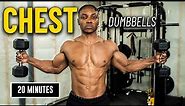 20 Minute Dumbbell Chest Workout | Build & Burn #1