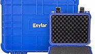 Eylar Protective Hard Camera Case Water & Shock Proof w/Foam TSA Approved 13.37 Inch 11.62 Inch 6 Inch Blue (Blue)