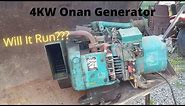MOW - Can we get this 4KW Onan generator running?