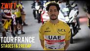 ZWIFT SANDBAGGING POLICE TRIGGERED! FRR Tour France | Stage 1 & 2 RECAP
