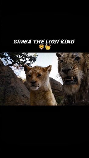 SIMBA THE LION KING 🦁👑 #simba #thelionking #lionking
