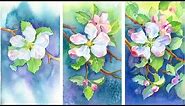 HOW TO PAINT WATERCOLOR BACKGROUNDS 🎨 3 Tips + 3 Exercises