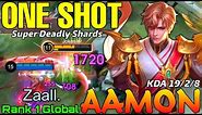 One Shot Ultimate Aamon Deadly Jungler - Top 1 Global Aamon by Zaall. - Mobile Legends